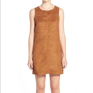 Sanctuary Nordstrom’s faux suede dress size medium black and tan